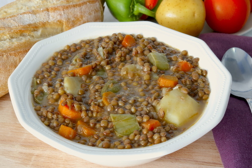 lentejas con verduras plato 1